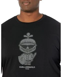 Karl Lagerfeld Paris Animal "Got" Karl Short Sleeve Crew Neck T-Shirt | Shirts & Tops -My Edge Style Sales Store 81u7gm3wY7L. AC SR736920