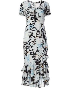 Karl Lagerfeld Paris Women's Ruffle Maxi Dress | Dresses