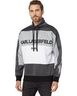 Karl Lagerfeld Paris Color-Block Logo Hoodie | Hoodies & Sweatshirts