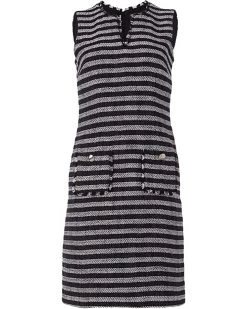 Karl Lagerfeld Paris Women's Tweed Shift Dress with Pockets | Dresses